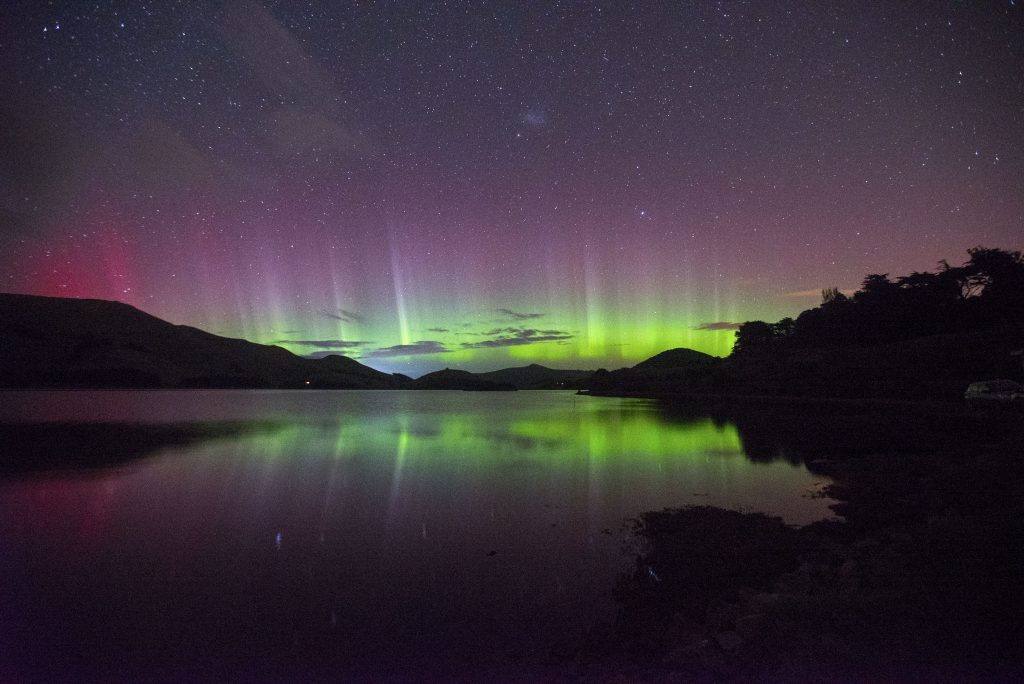 aurores australes, Nouvelle-Zélande