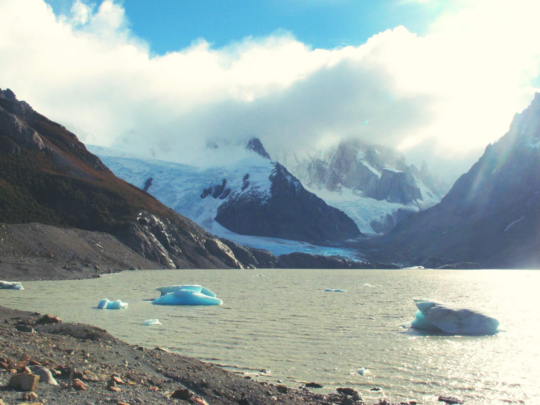 La Laguna Torres au Parque Nacional de los Glaciares