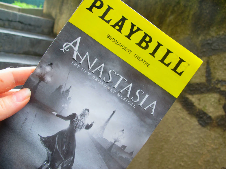 la comédie musicale d'Anastasia à New York